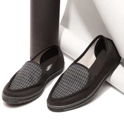 Gliders (Black) Casual Slip on Shoes For Men WALKER-E By Liberty Gliders