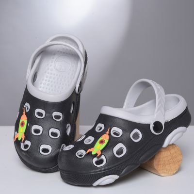 AHA (Black) Clogs For Kids LPMXT-823 By Liberty A-HA